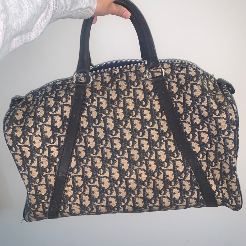 Dior Trotter Boston Duffle Bag Vintage